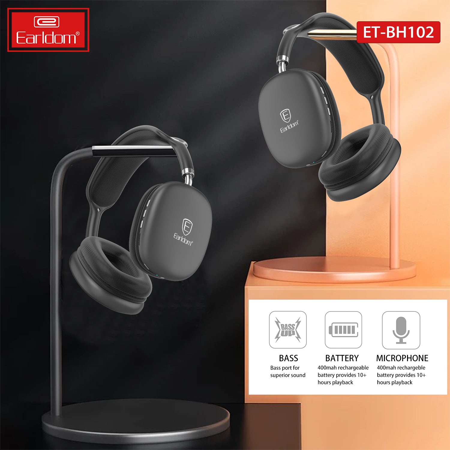 Earldom Bluetooth Headphone ET-BH102 Earldom Bluetooth Headphone ET-BH102